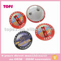 LOW PRICE OEM round metal pin blank badges                
                                    Quality Assured